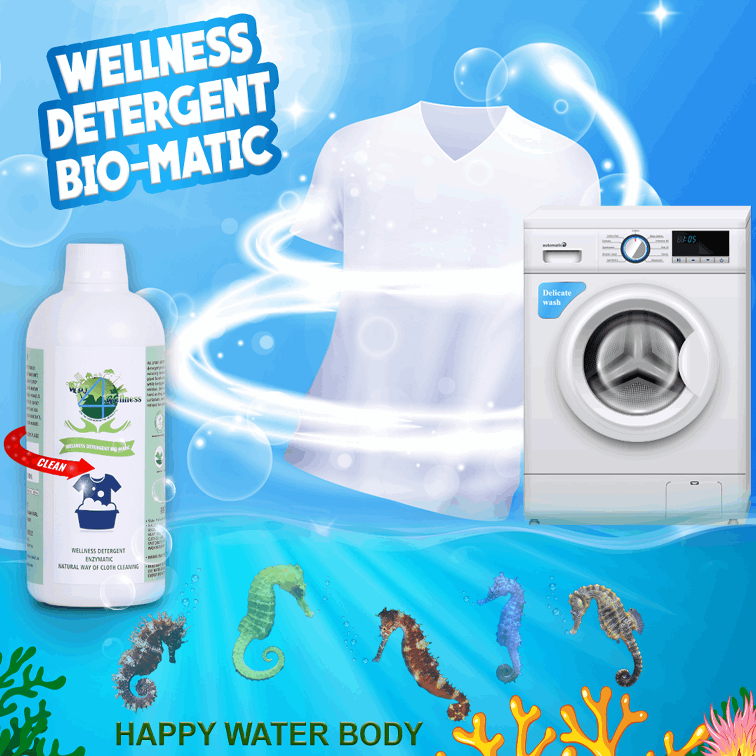Wellness Detergent Bio-matic  500ML