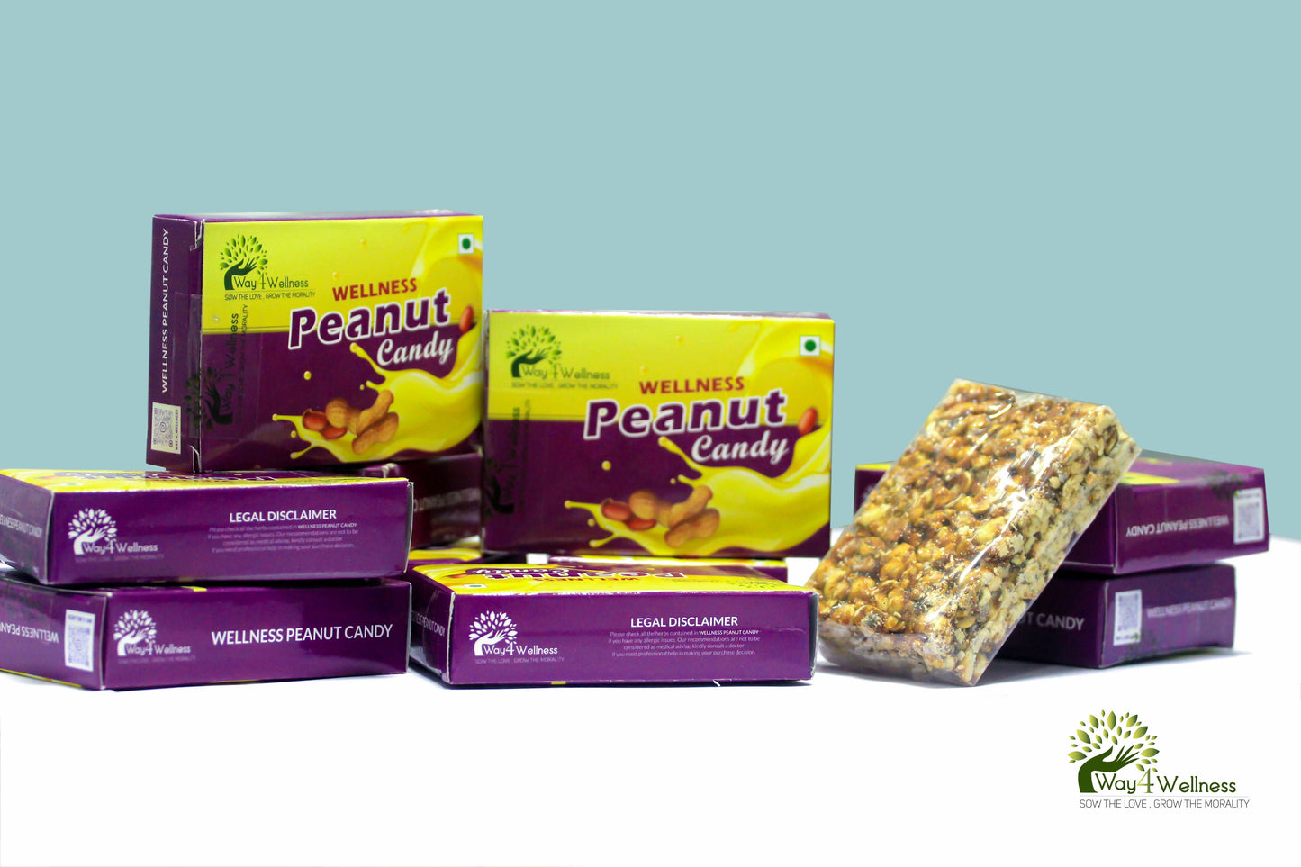 Wellness Herbal Palm Jaggery Peanut Candy