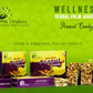 Wellness Peanut Candy | No Added Sugar, Preservatives and colours | Made with Pure Palm Jaggery Chikki / mittai | Crunchy Groundnut Bar | Traditional Indian Sweets | Peanut Chikki  | Groundnut Chikki | Kadalai Mittai | Healthy Snack.Pack of  120Gms