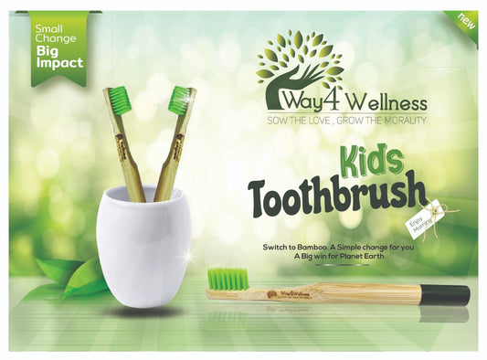 Wellness Kids toothbrush | 100% Biodegradable