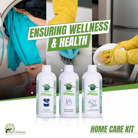 Wellness Kitchen,Laundry & Floor care Kit  (Combo 3pk kit -500ML each )