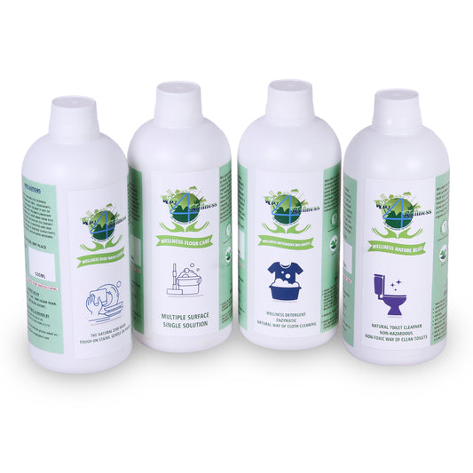 Wellness Kitchen & Laundry Kit (combo 4pk kit -500ML each )